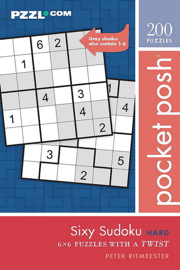 POCKET POSH SIXY SUDOKU HARD - PETER RITMEESTER