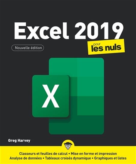 Excel 2019 pour les nuls N. éd. - GREG HARVEY