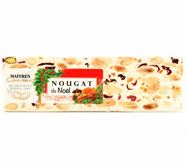 Barre nougat de Noël 100g