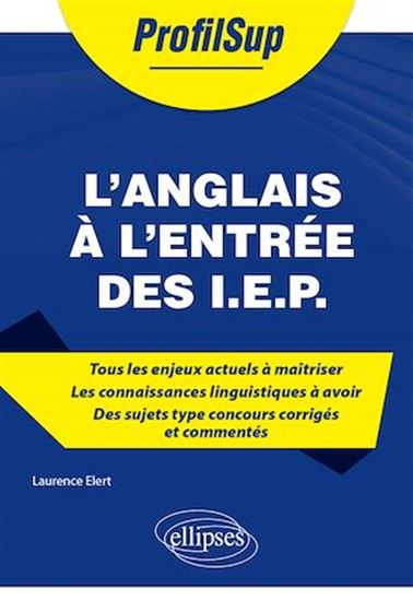 L'anglais à l'entrée des I.E.P. - LAURENCE ELERT