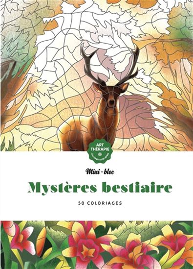 Mystères bestiaire : 50 coloriages - COLLECTIF