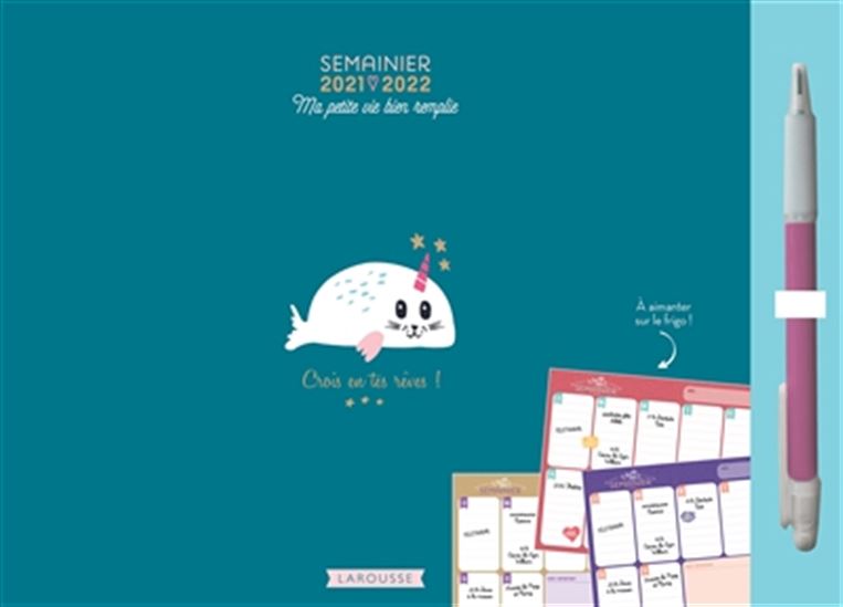 Semainier 2021-2022 : ma petite vie bien remplie - COLLECTIF