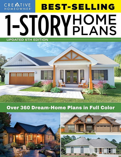 Best-Selling 1-Story Home Plans, 5th Edition - COLLECTIF