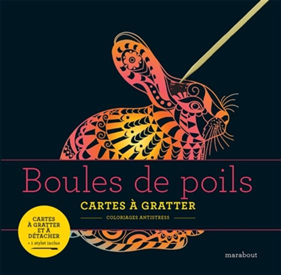 Boules de poils : cartes à gratter - COLLECTIF