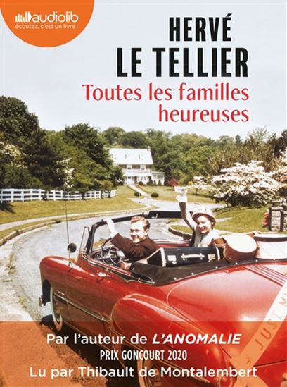 Toutes les familles heureuses (CD MP3 : 4 h 15 min) - HERVÉ LE TELLIER