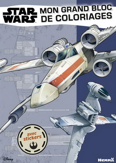 Star Wars : mon grand bloc de coloriages - COLLECTIF