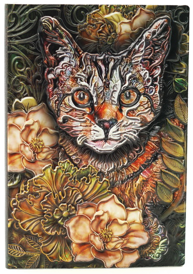 Journal embossé Chat 192p