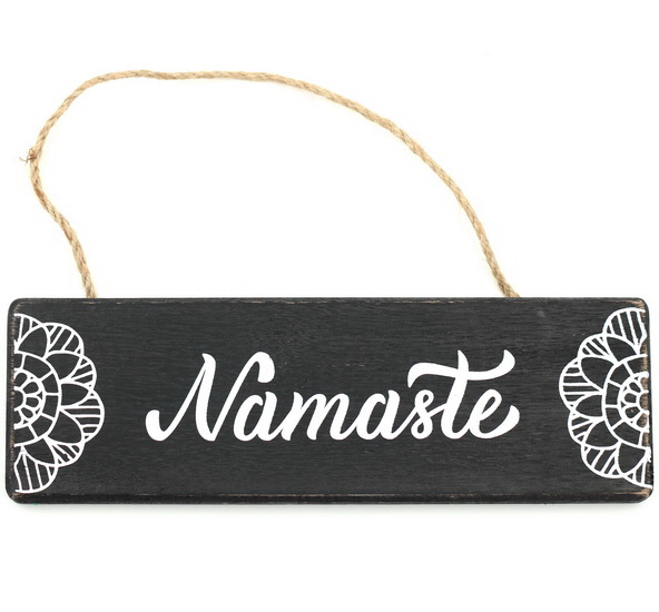 Plaque Namaste