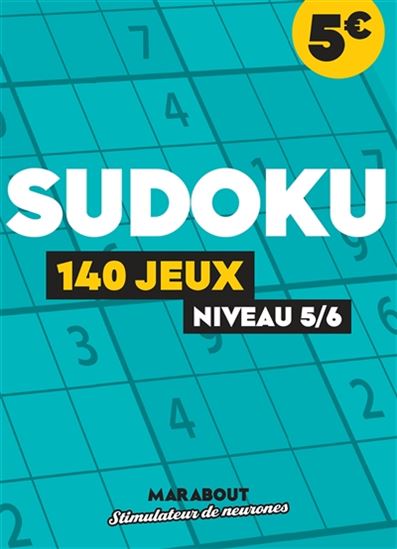 Sudoku : 140 jeux : niveau 5-6 - COLLECTIF