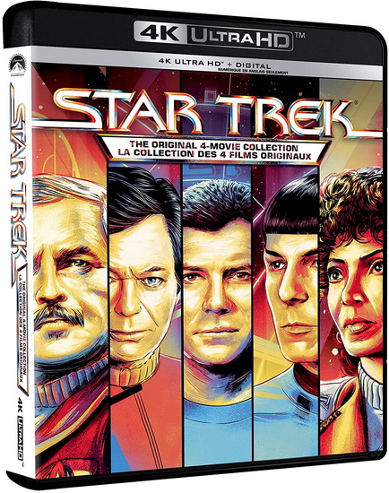 Star Trek: The Original 4-Movie Collection (4K+Blu-Ray) - DIVERS
