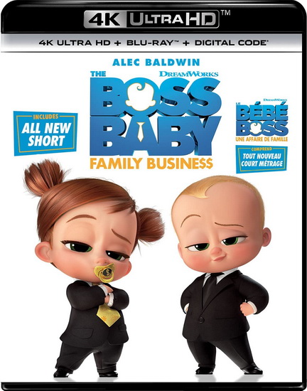 The Boss Baby : Family Business (Bébé Boss: une affaire de famille) (4K+Blu-Ray) - MCGRATH TOM