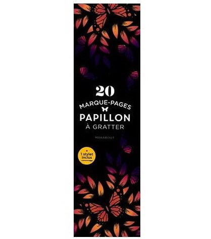 Papillons : marque-pages à gratter - COLLECTIF