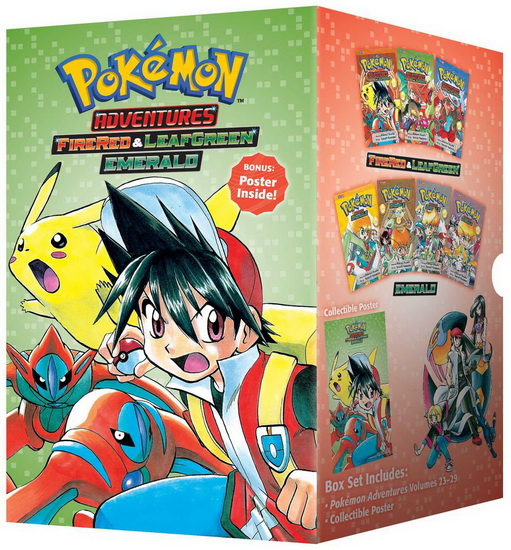 Pokémon Adventures FireRed & LeafGreen / Emerald Box Set - SATOSHI YAMAMOTO - HIDENORI KUSAKA