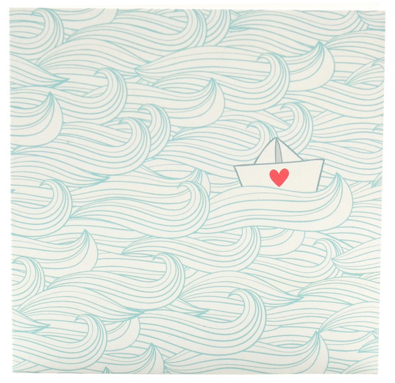 Bateau avec cœur