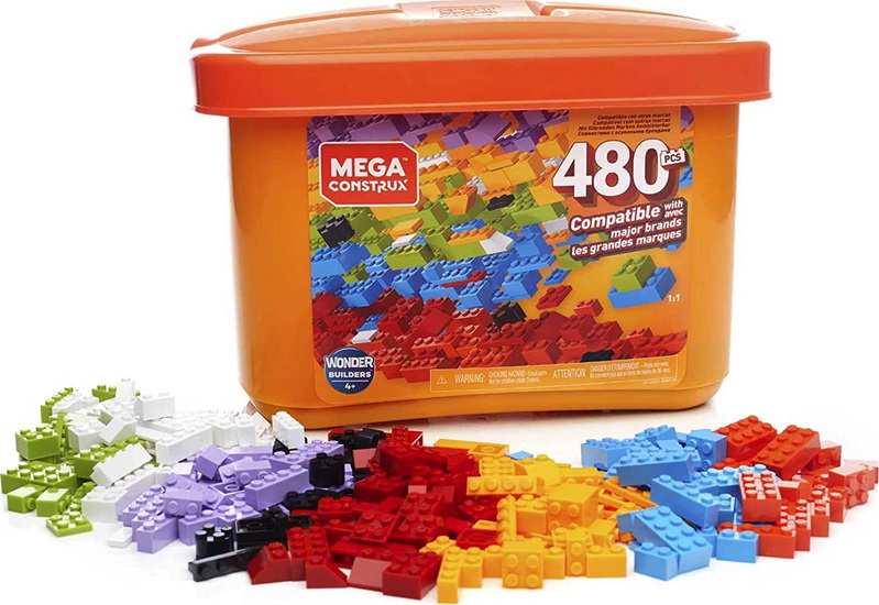 Mega Construx blocs de construction 480 pcs - 2 à 4 ans - JEUX, JOUETS -   - Livres + cadeaux + jeux