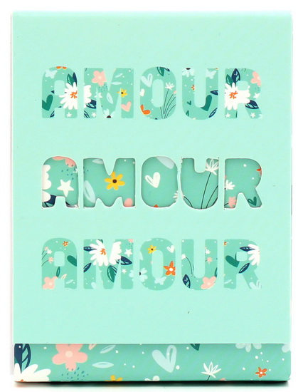 Calepin allumette amour