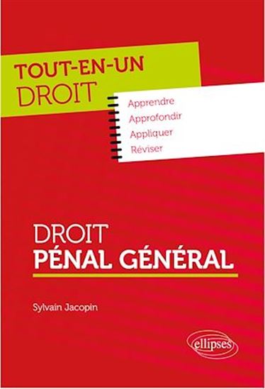Droit pénal général - SYLVAIN JACOPIN
