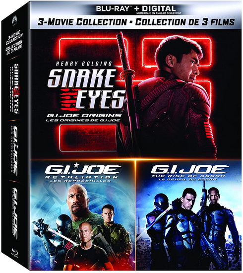 Snake Eyes: G.I. Joe 3 Movie Collection (Blu-Ray) - ROBERT SCHWENTKE