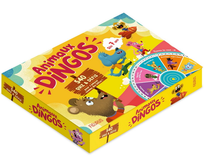 Animaux dingos : 540 quiz & défis Cof. - ZOÉ DÉNARIÉ