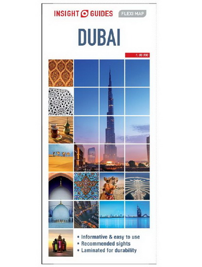 Insight Guides Flexi Map Dubai ( Insight Maps ) 4E - COLLECTIF