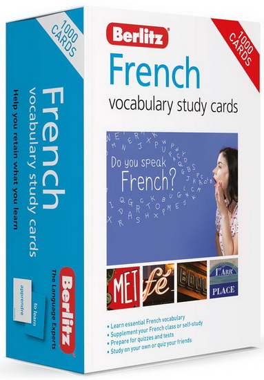 Berlitz Vocabulary Study Cards French ( Language Flash Cards ) 4E - COLLECTIF
