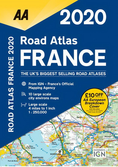 Road Atlas France 2020 - COLLECTIF