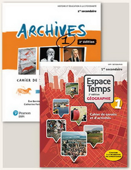 Combo Archives et Espace Temps – Géographie 1 2e éd. - COLLECTIF
