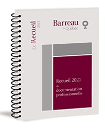 Recueil 2021 de documentation professionnelle - COLLECTIF