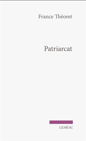 Patriarcat - FRANCE THÉORET