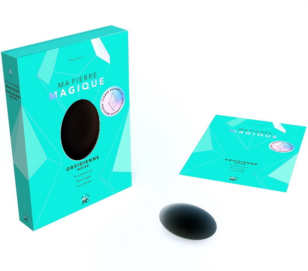 Ma pierre magique : obsidienne noire Cof. - MILY ROBIN