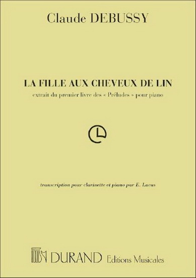La Fille Aux Cheveux De Lin (Clarinette & Piano) - CLAUDE DEBUSSY