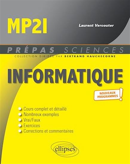 Informatique MP2I - Nouveaux programmes - LAURENT VERCOUTER