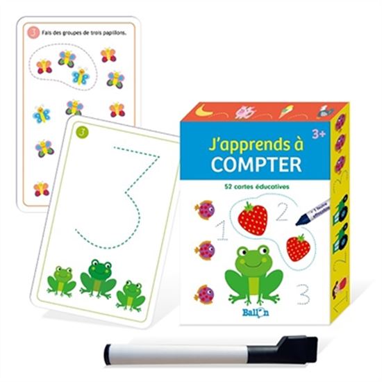 J'apprends à compter : cartes de jeu et d'apprentissage Cof. - COLLECTIF
