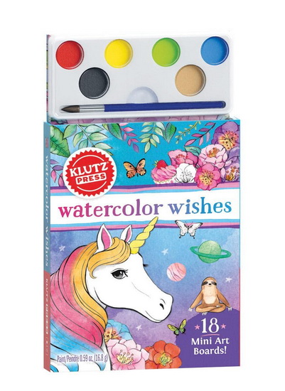 Watercolor Wishes Postcard Kit - COLLECTIF