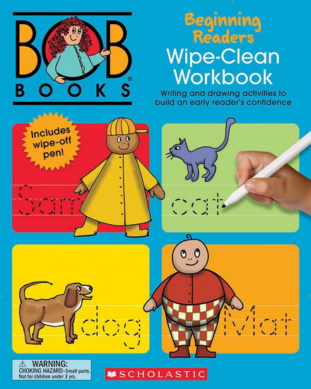 Bob Books - Wipe-Clean Workbook: Beginning Readers  Phonics, Ages 4 and up, Kindergarten (Stage 1: Starting to Read) - LYNN MASLEN KERTELL
