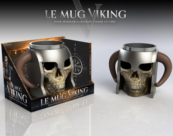 Le Mug viking : pour attaquer la journée comme un chef Cof. - COLLECTIF