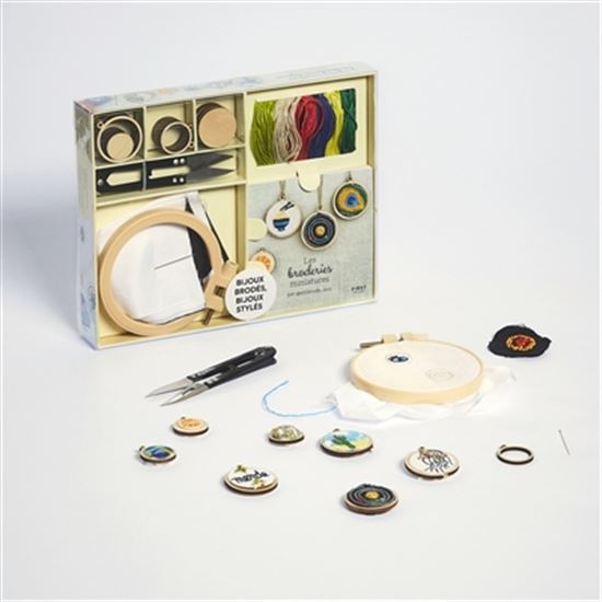 L&#39;Atelier miniature : les broderies bijoux Cof. - COLLECTIF