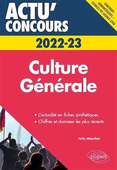 Culture Générale - concours 2022-2023 - NELLY MOUCHET