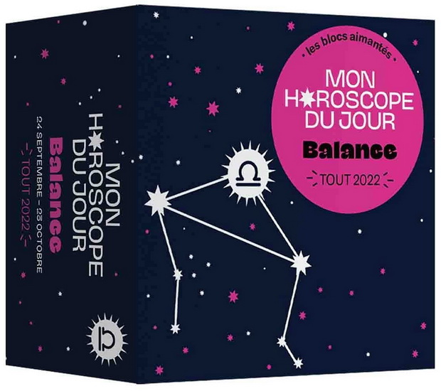 Balance : mon horoscope du jour : tout 2022 Cof. - FABIENNE TANTI