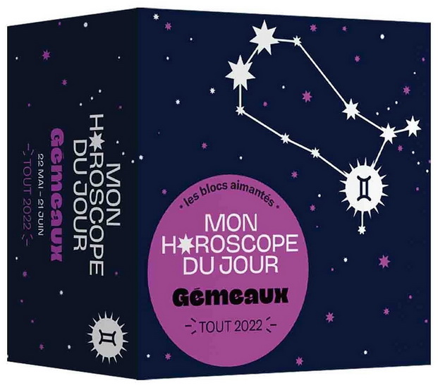 Gémeaux : mon horoscope du jour : tout 2022 Cof. - FABIENNE TANTI