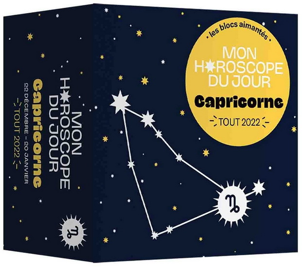 Capricorne : mon horoscope du jour : tout 2022 Cof. - FABIENNE TANTI