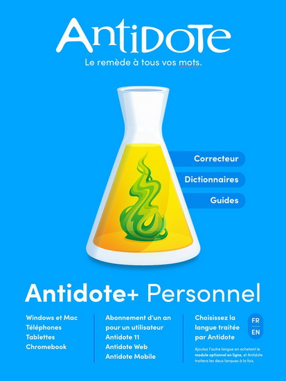 Antidote+ Personnel (1 utilisateur) N. éd. - COLLECTIF