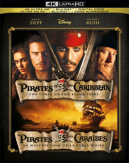Pirates of the Caribbean: The Curse of the Black Pearl (4K+Blu-Ray) - GORE VERBINSKI