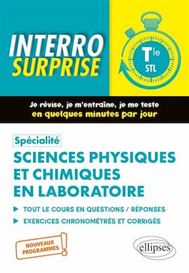 Spécialité Sciences physiques et chimiques en laboratoire - Terminale STL - ÉRIC DELANDE