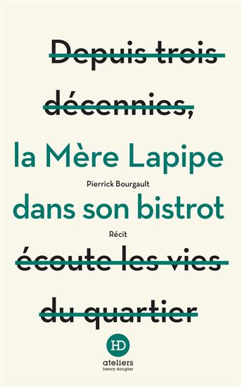 La Mère Lapipe dans son bistrot - PIERRICK BOURGAULT