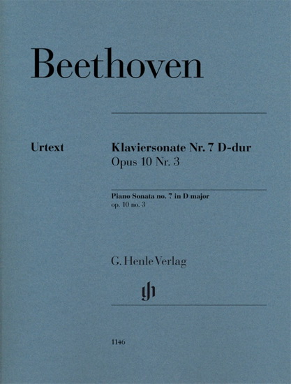 Piano Sonata No. 7 In D Major, Op. 10 No. 3 - LUDWIG VAN BEETHOVEN