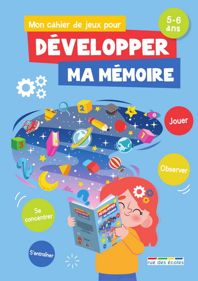 Mon cahier de jeux pour développer ma mémoire GS-CP : se concentrer, observer, jouer, s'entraîner N. éd. - NADÈGE GROLLET - MORGANE DAVID
