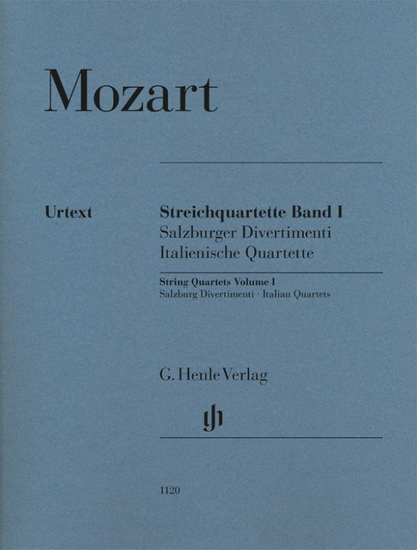 String Quartets, Vol. 1 - Salzburg Divertimenti - Italian Quartets - WOLFGANG AMADEUS MOZART