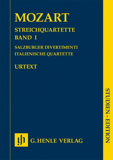 Streichquartette Band 1 - Salzburger Divertimenti - Italienische Quartette (Partition Petit Format) - WOLFGANG AMADEUS MOZART