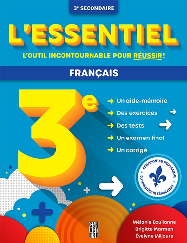3e secondaire : français N. éd. - COLLECTIF